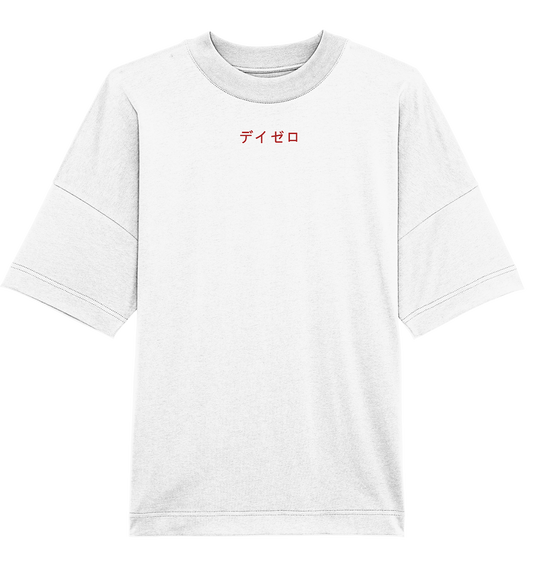 Sakura Glyph Oversized Tee (Red)